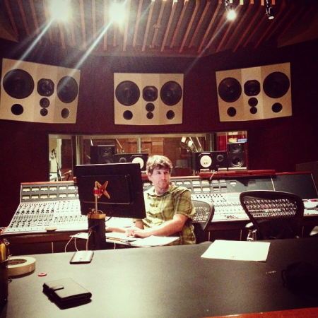 DennisPatterson at Revolution Sound mixing board