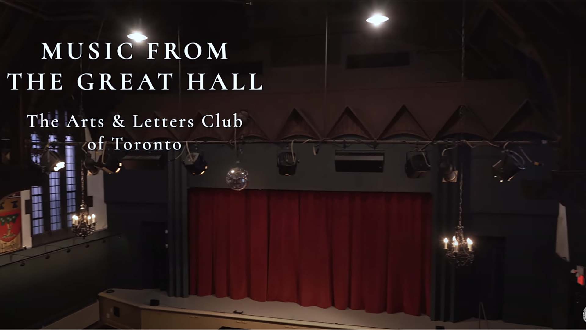 Music from the Great Hall - The Arts & Letters Club of Toronto