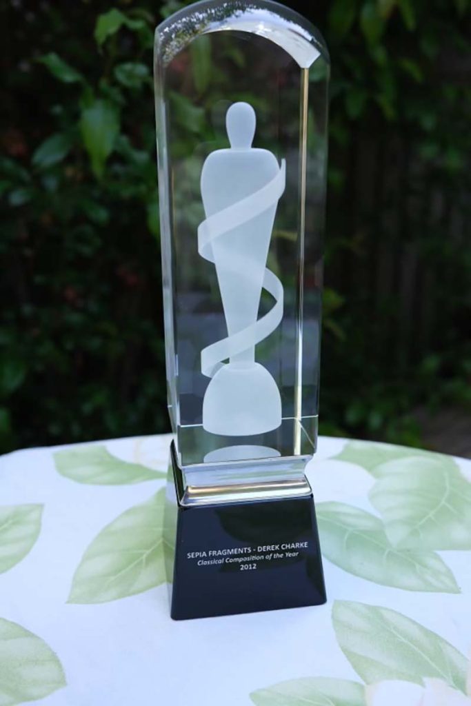 2012 Juno award for Classical Composition of the Year - Sepia Fragments